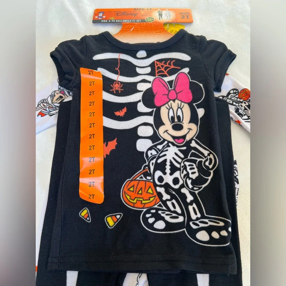 Disney Halloween 4-PC Themed‎ PJ sets Size 2T